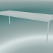 Modelo 3d Mesa retangular Base 250x90 cm (Branco) - preview