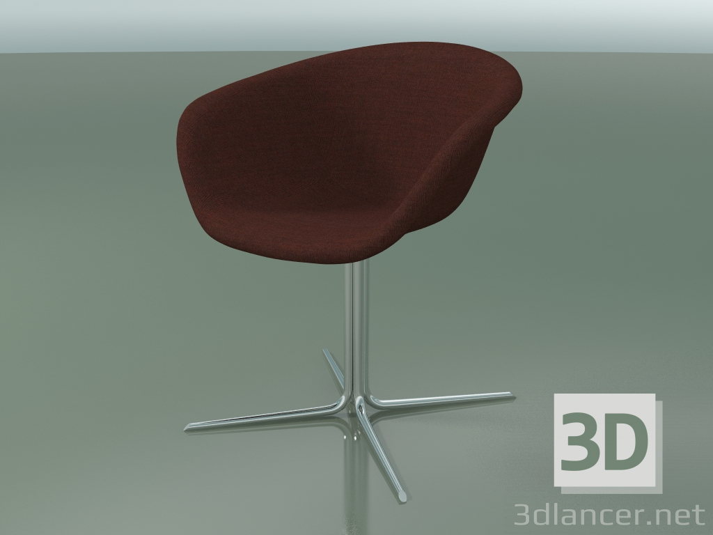 modello 3D Sedia 4235 (4 gambe, girevole, con rivestimento f-1221-c0576) - anteprima