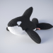 3d Killer whale soft toy from Wild republic model buy - render