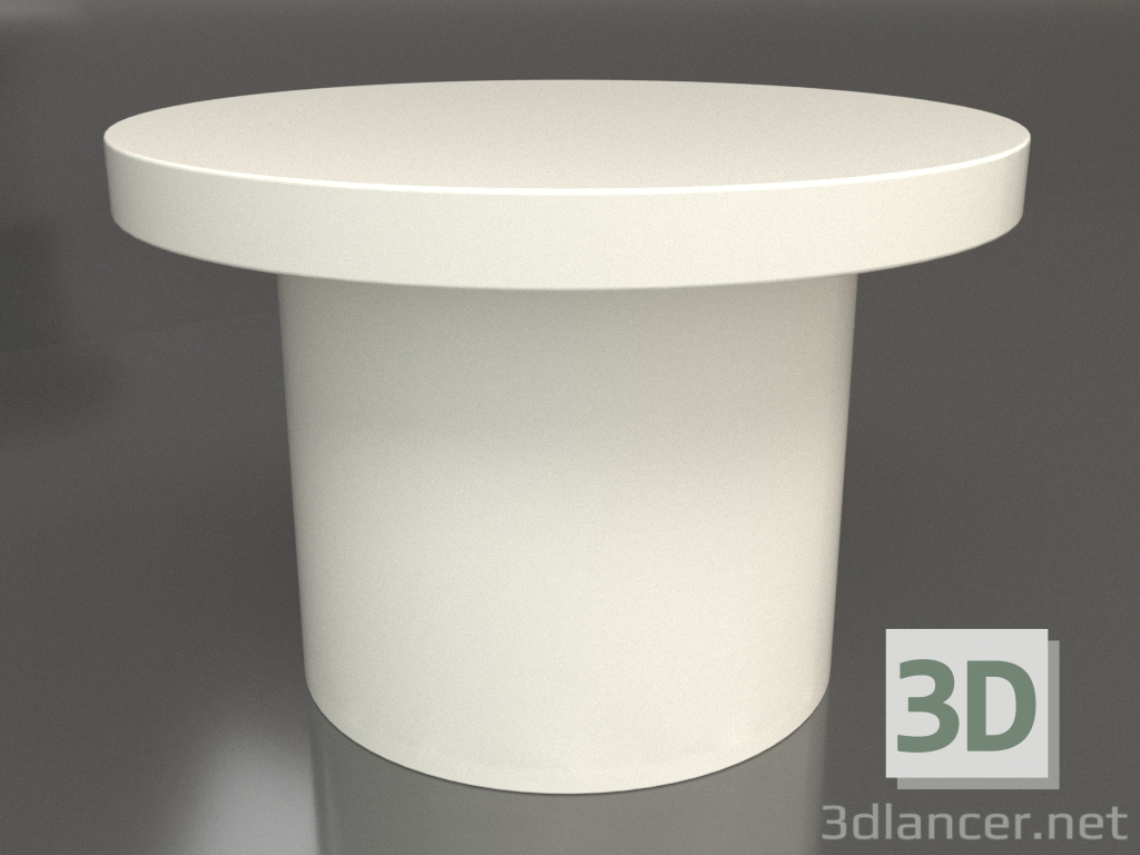 3d model Mesa de centro JT 021 (D=600x400, color plástico blanco) - vista previa