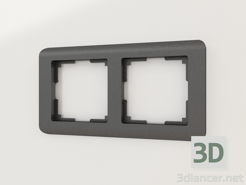 3d model Frame for 2 posts Stream (graphite) - preview