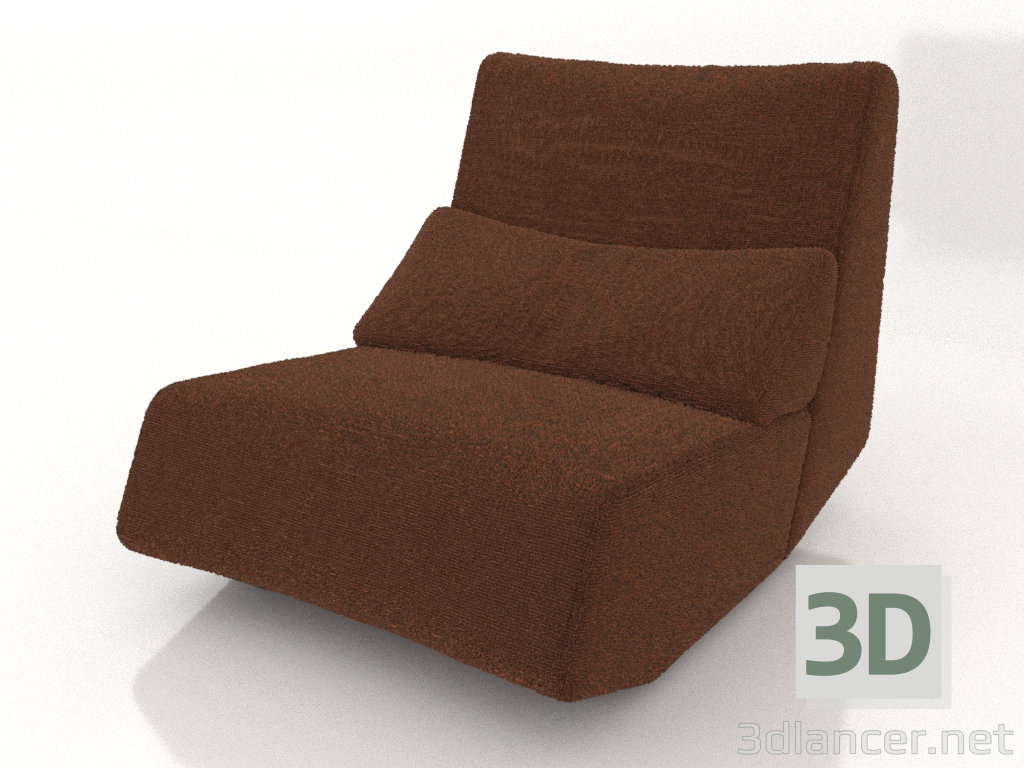 3d model Sofa module M high back - preview