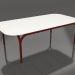 3d model Mesa de centro (Rojo vino, DEKTON Zenith) - vista previa