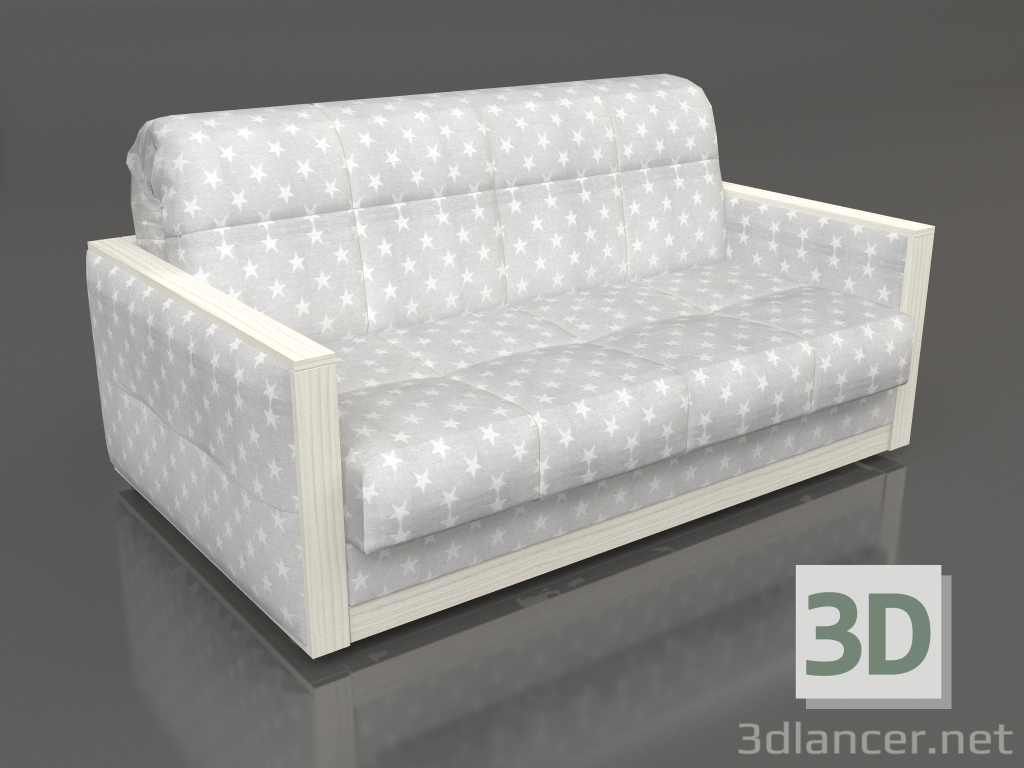 3d model Jacqueline sofa (grey) - preview