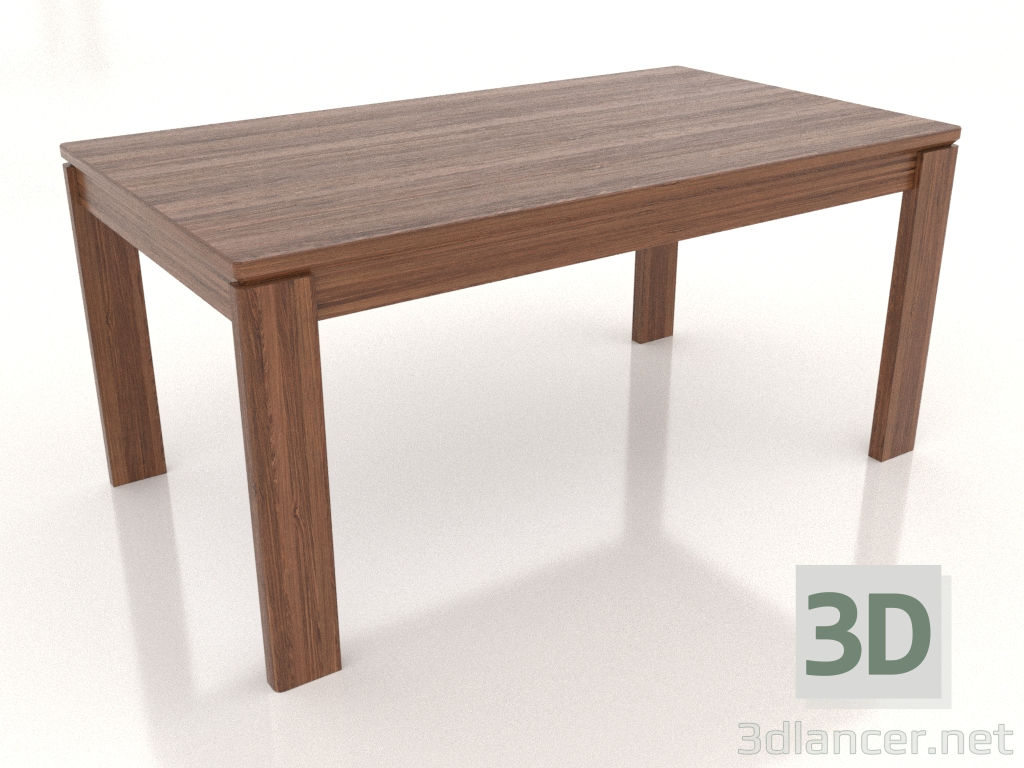 3D modeli Yemek masası 1600x900 mm (açık ceviz) - önizleme