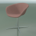 3d model Chair 4235 (4 legs, swivel, with upholstery f-1221-c0614) - preview