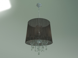 Lustre suspenso 2045-5 (preto cromado)