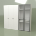 modèle 3D Armoire 5 portes GL 150 C (Blanc) - preview