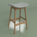 3d model Silla semi-bar Allegra altura 67 (roble blanco) - vista previa