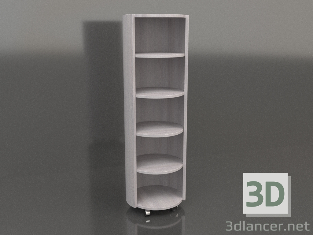 3d model Rack on wheels TM 09 (D=503х1560, wood pale) - preview