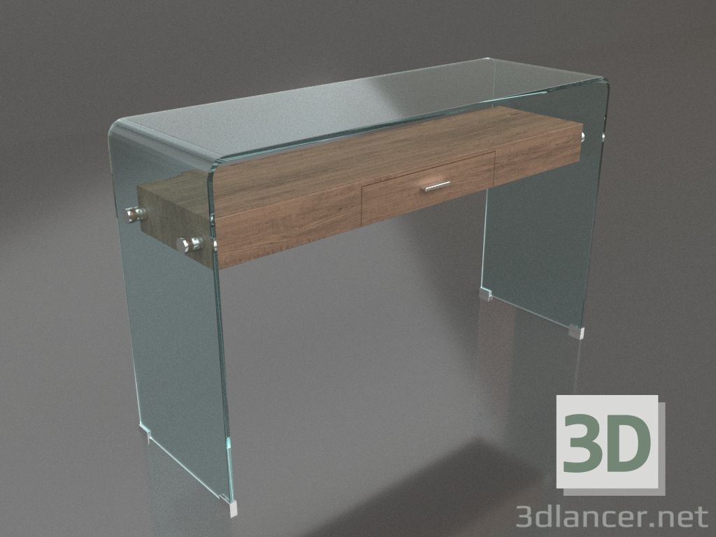 modello 3D Consolle Milton 2 - anteprima