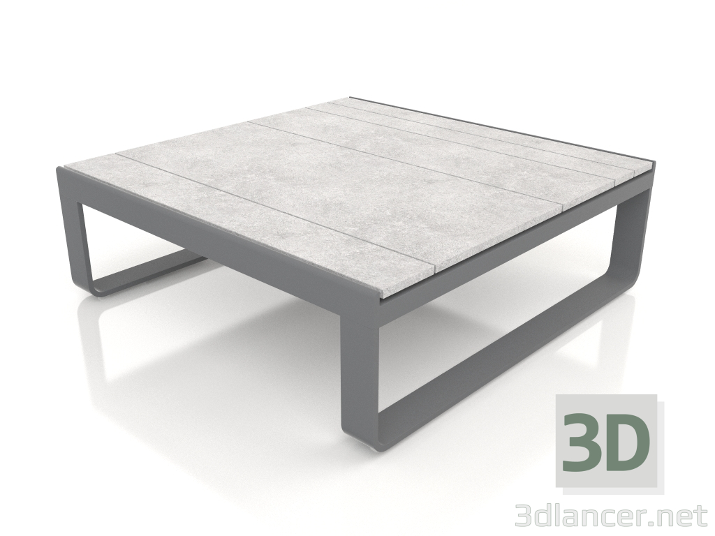 3d model Mesa de centro 90 (DEKTON Kreta, Antracita) - vista previa