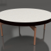 3d model Round coffee table Ø90x36 (Black, DEKTON Sirocco) - preview