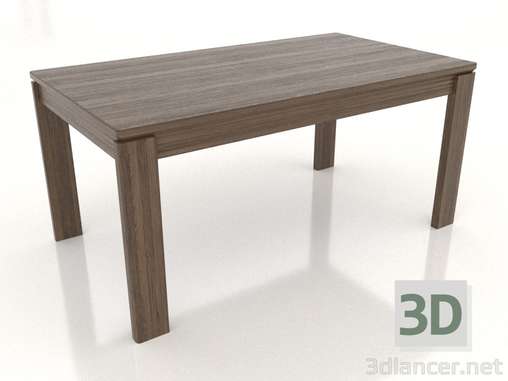 modèle 3D Table à manger 1600x900 mm (frêne éclairci noyer) - preview