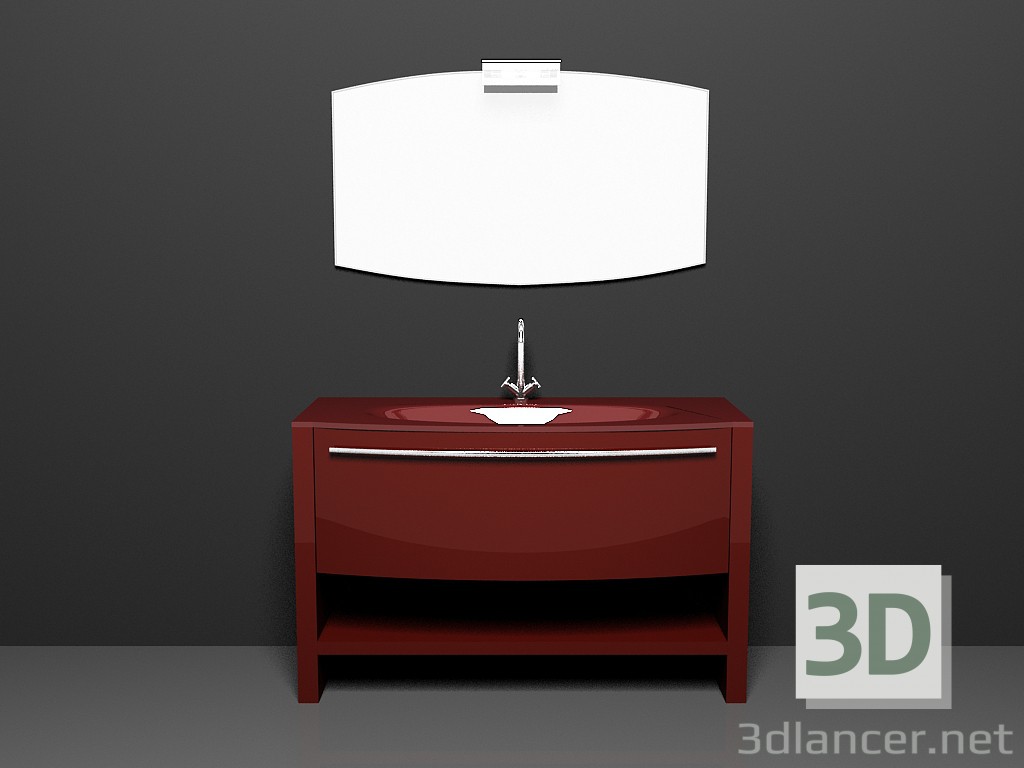 3d model Sistema modular para baño (canción) (56) - vista previa