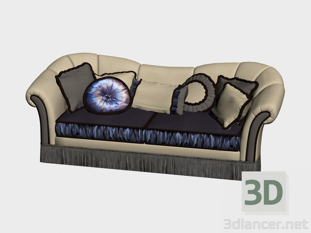 3d model Sofa Maranello (265x115) - preview