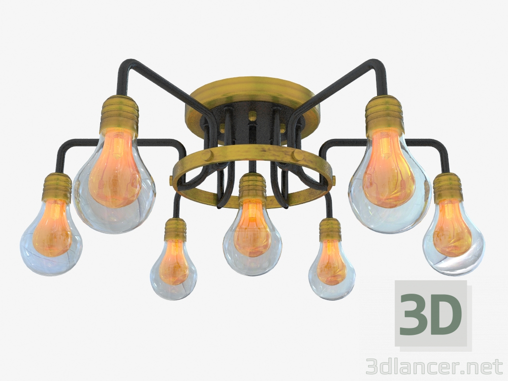 3d model Iluminación de techo Alonzo (3983 7C) - vista previa