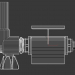 3d The radiator compartment. model buy - render