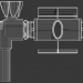 El compartimiento del radiador 3D modelo Compro - render