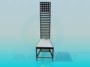 Silla con respaldo alto