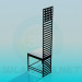 3d model Chair with high back - preview