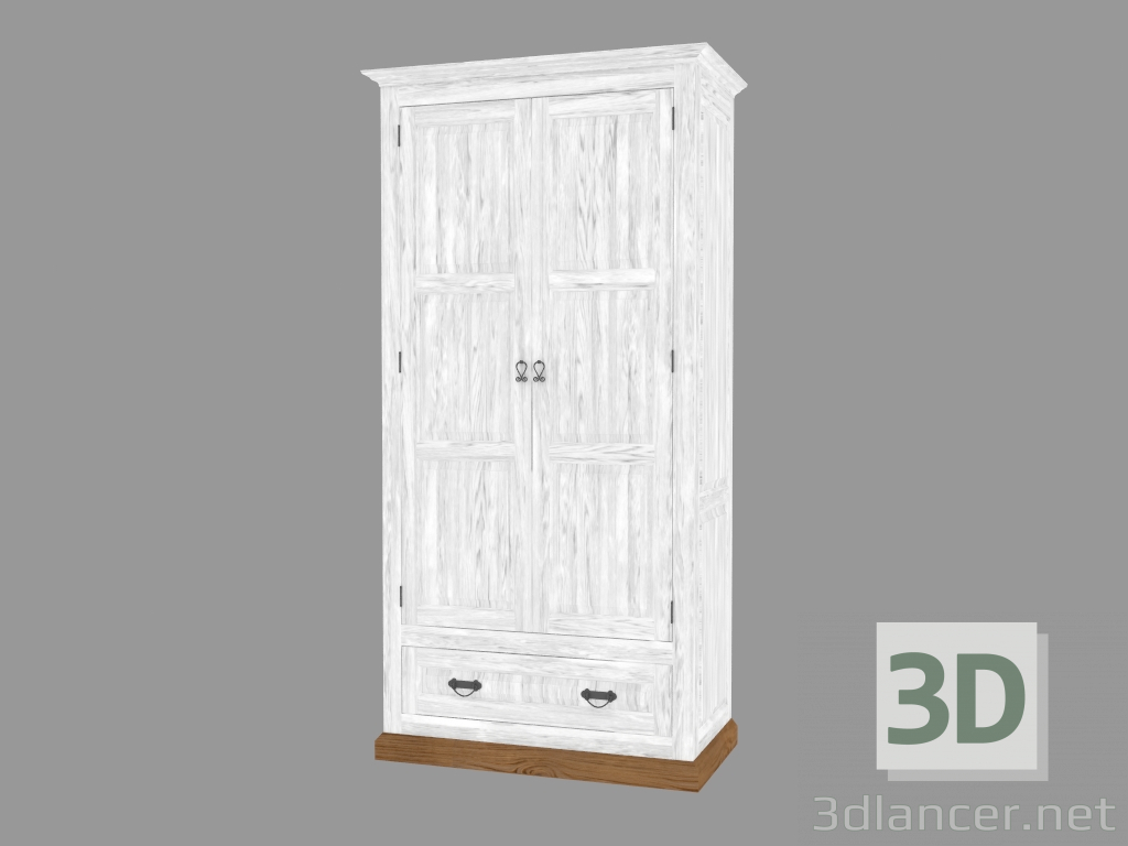 3d model El estuche es de 2 puertas (PRO.091.XX 104x204x56cm) - vista previa