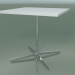 Modelo 3d Mesa quadrada 5510, 5530 (H 74 - 79x79 cm, branco, LU1) - preview