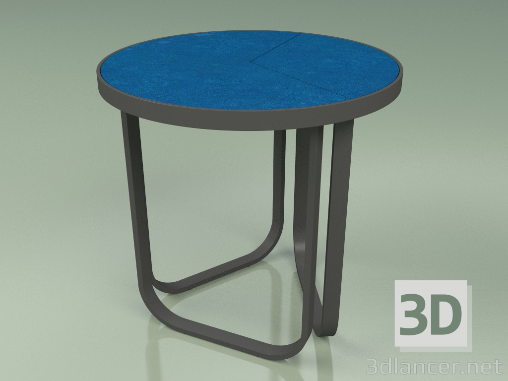 3d model Mesa auxiliar 008 (Metal Ahumado, Zafiro Gres Glaseado) - vista previa