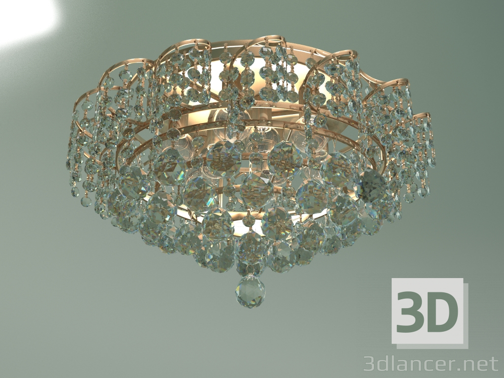 modèle 3D Lustre de plafond 16017-9 (or-Strotskis) - preview