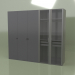 3d model Wardrobe 5 doors GL 150 C (Anthracite) - preview