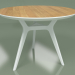 3d model Mesa de comedor Glat Roble (blanco, 1000) - vista previa