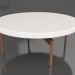 Modelo 3d Mesa de centro redonda Ø90x36 (Branco, DEKTON Sirocco) - preview