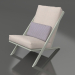 3d model Sillón club para relajarse (Gris cemento) - vista previa