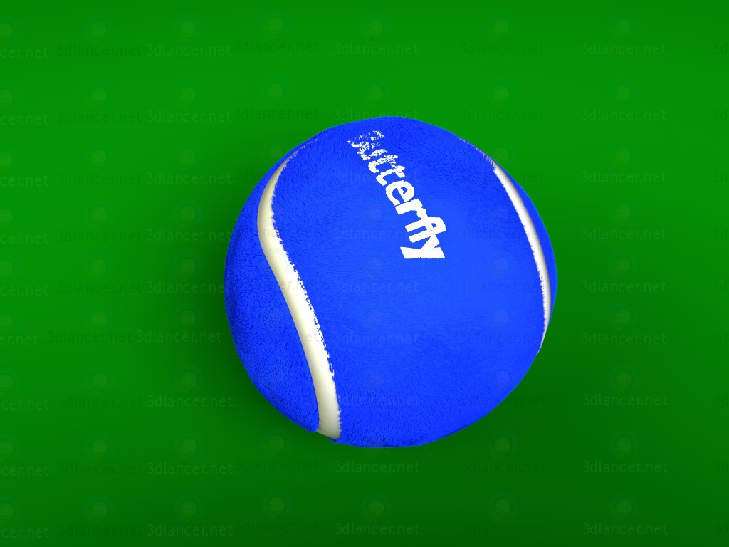 3D Modell Tennisball - Vorschau