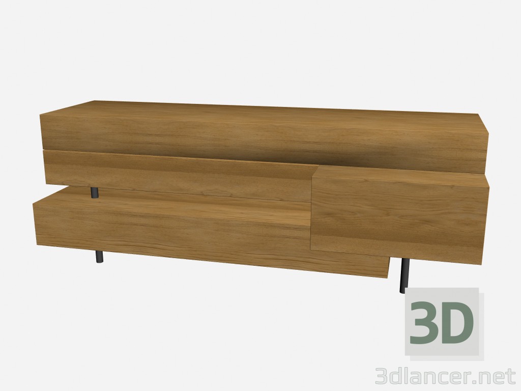 3D modeli KOMODİN kule 1 - önizleme