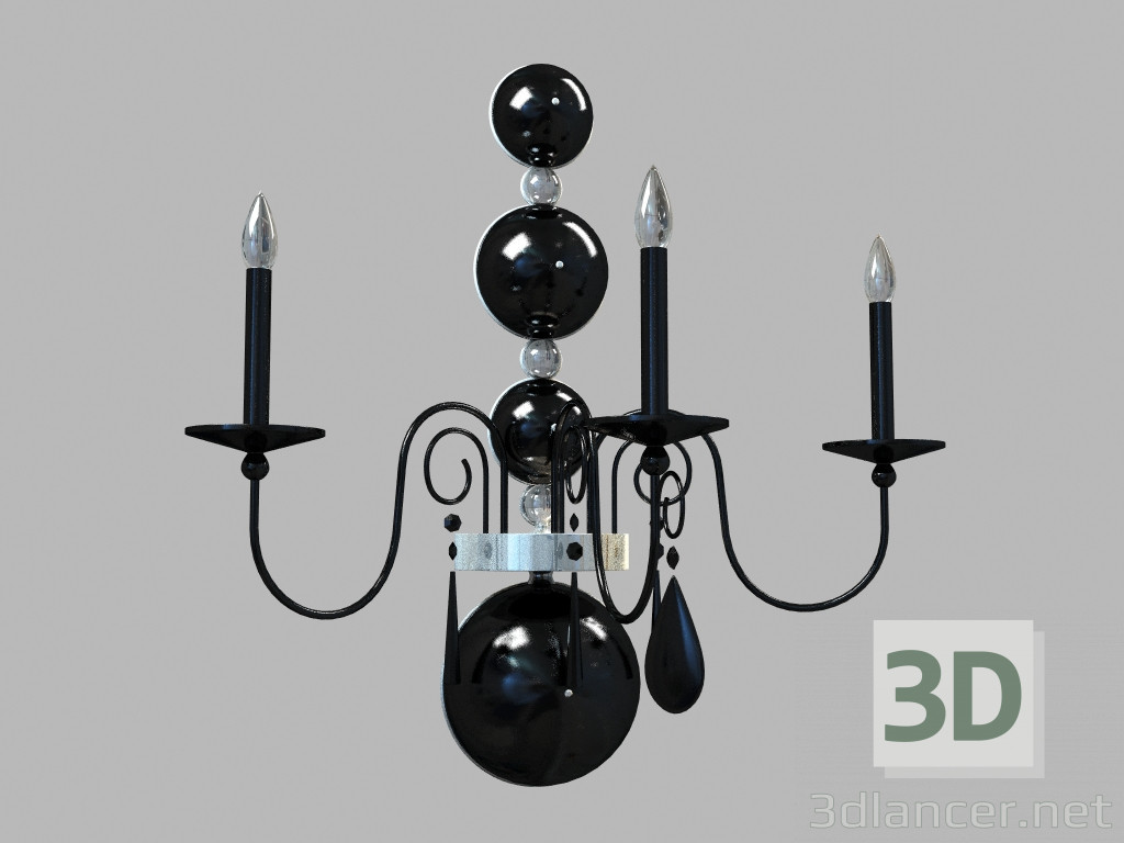 Modelo 3d Sutiã Regina 8048 MB-3A Black - preview