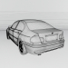 3d bmw 3 e46 model buy - render