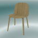 modèle 3D Chaise large avec base en bois Visu (Chêne) - preview