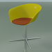 3d model Chair 4225 (4 legs, swivel, with seat cushion, PP0002) - preview