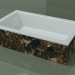 modello 3D Lavabo da appoggio (01R131101, Emperador M06, L 60, P 36, H 16 cm) - anteprima