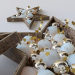 3d New Years decor "Stars" model buy - render