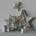 3d New Years decor "Stars" model buy - render