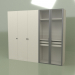 3d model Wardrobe 5 doors GL 150 C (Ash) - preview