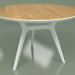 Modelo 3d Mesa de jantar Glat Oak (branco, 1100) - preview