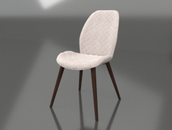 Silla Berta (beige-nogal)