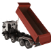 3d Tipper Renault Kerax 8x4 450 DXi model buy - render