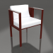 3d model Silla de comedor (rojo vino) - vista previa