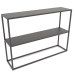 3d model Rack-console rectangular (METAL, 120x30x86, 2 shelves) - preview