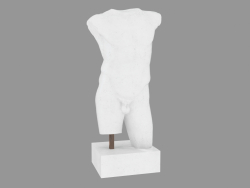 Torso di marmo Diadumenos Torso (frammento)