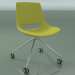 3d model Chair 1207 (4 castors, fixed overpass, polyethylene, CRO) - preview